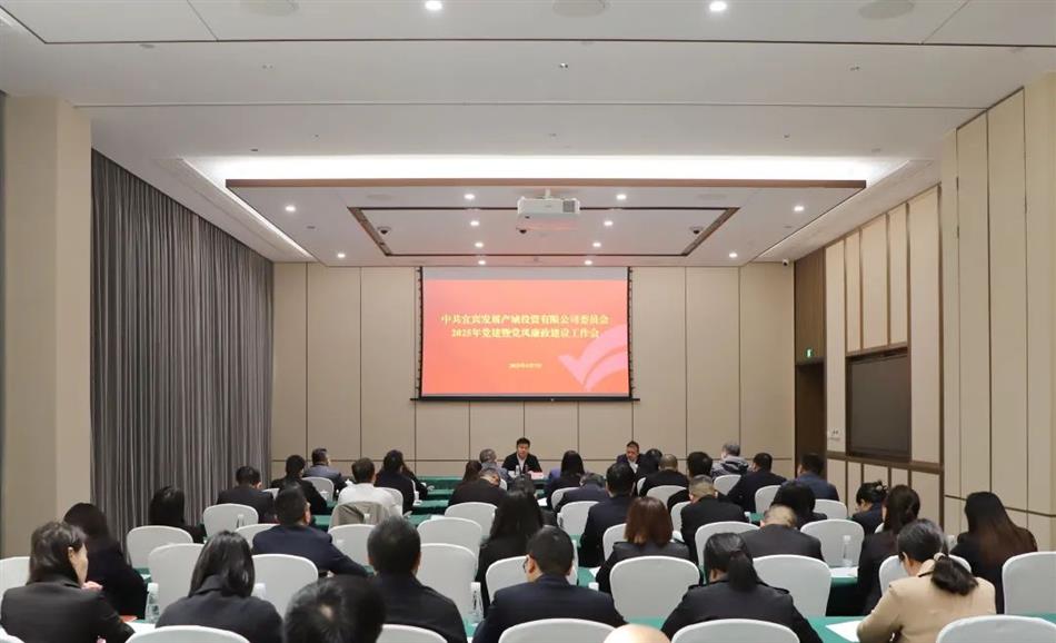宜发展产城公司党委召开2025年党建暨党风廉政建设工作会