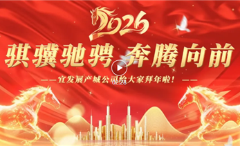 宜发展产城公司给大家拜年啦！