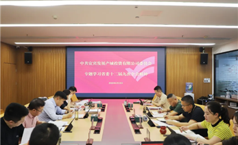 宜发展产城公司党委召开党委（扩大）会专题传达学习省委十二届九次全会精神